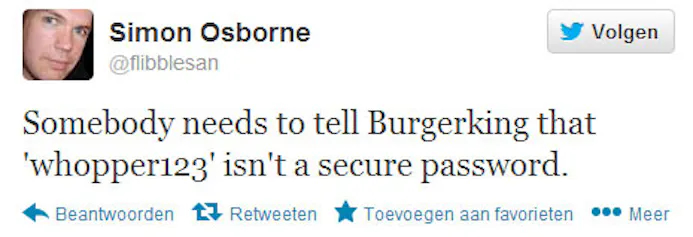 Burger King twitteraccount toont McDonalds-logo na hack-16358903