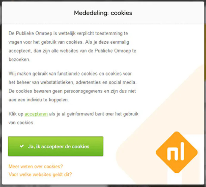 CookiesOk: Cookiemeldingenkiller voor Chrome en Firefox-16359337