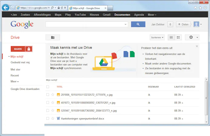 Google Drive en SkyDrive: Uw bestanden in de cloud-16392771