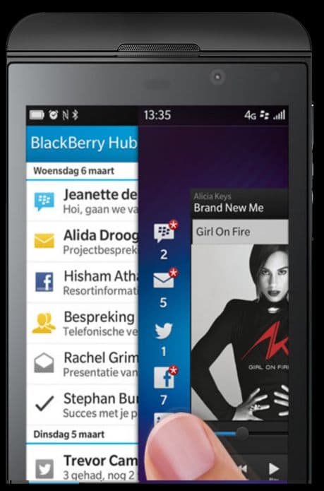 Blackberry lanceert Z10 en Q10