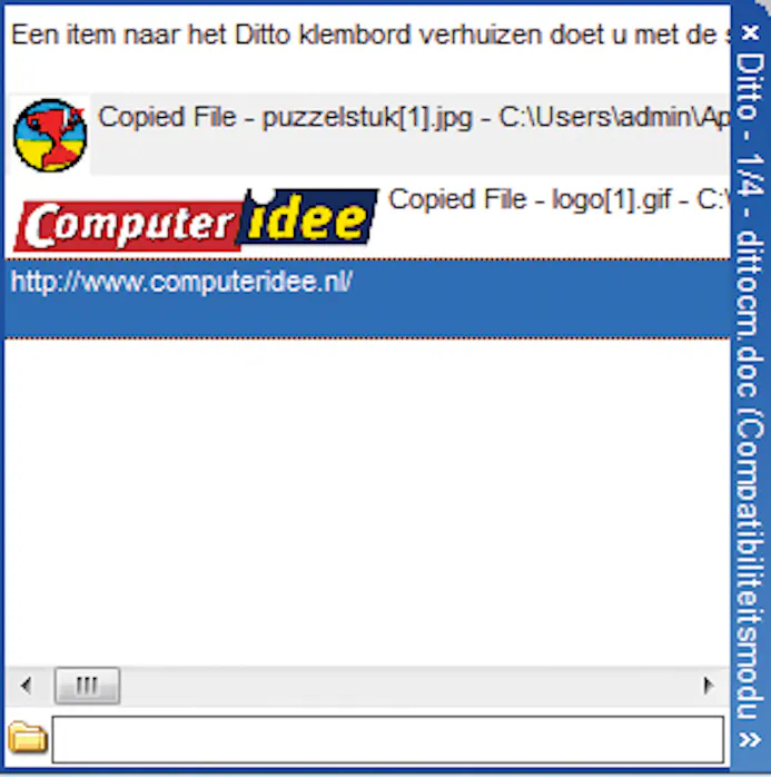 Ditto Clipboard Manager: Knippen & plakken 2.0-16393100