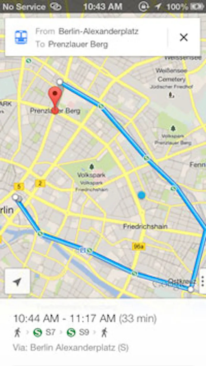 Google Maps-app voor iOS 6-16431432