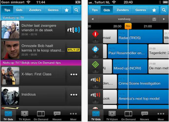 Ziggo TV app 2.0: Live TV kijken op iPhone en iPod-16431455