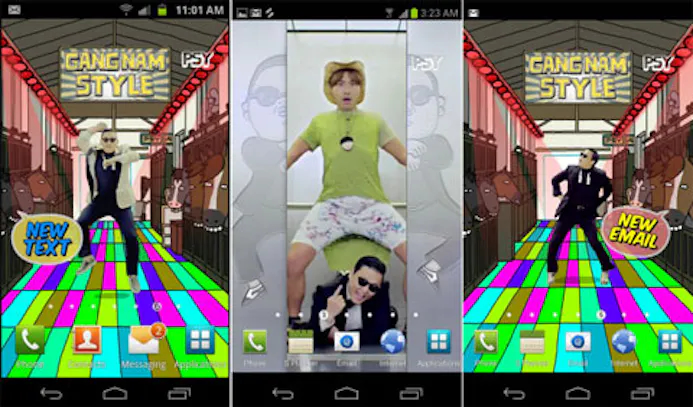 Gangnam Style Live Wallpaper voor Android -16431698