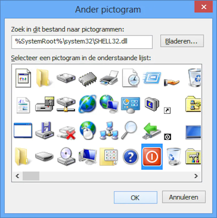 Windows 8 afsluiten met één klik-16432478