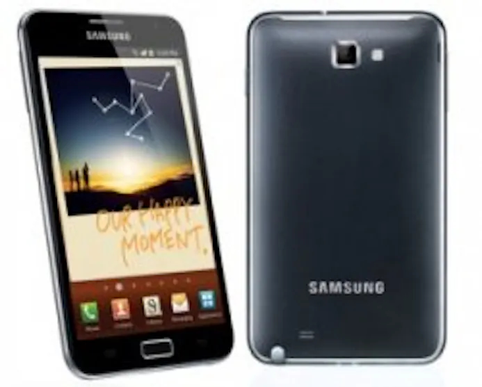 Samsung Galaxy Note getoond op IFA-16476569