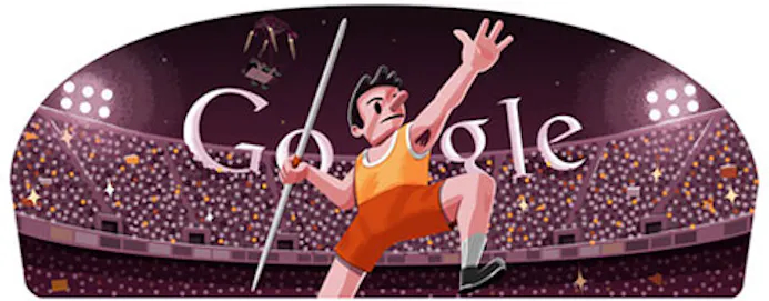 Olympische Spelen speerwerpen Google Doodle [UPDATE]-16478193