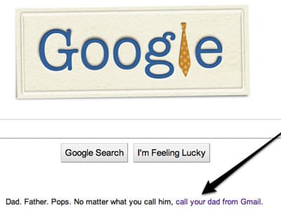 Google herinnering: “Bel pappa” valt verkeerd
