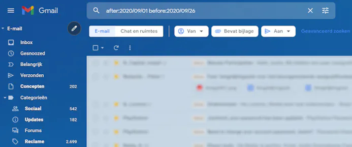 E-mails op datum opzoeken in Gmail-18634089