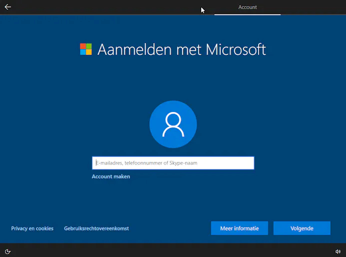 Windows 10-installatie  zonder account niet meer mogelijk-18707380