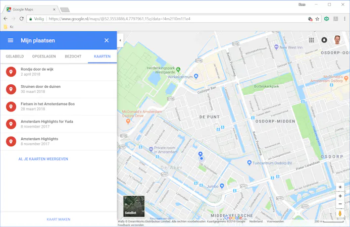 Maak je eigen fiets- en wandelroutes met Google Maps-18713278