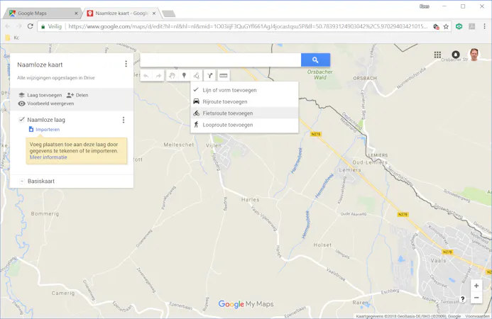 Maak je eigen fiets- en wandelroutes met Google Maps-18713280