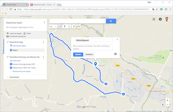 Maak je eigen fiets- en wandelroutes met Google Maps-18713284