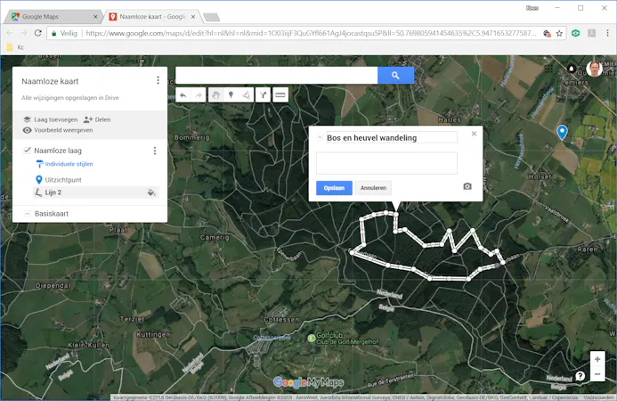 Maak je eigen fiets- en wandelroutes met Google Maps-18713286