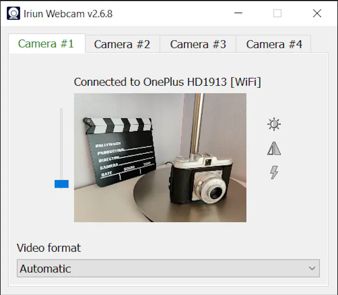 Telefoon als webcam gebruiken met Iriun-app-18713664