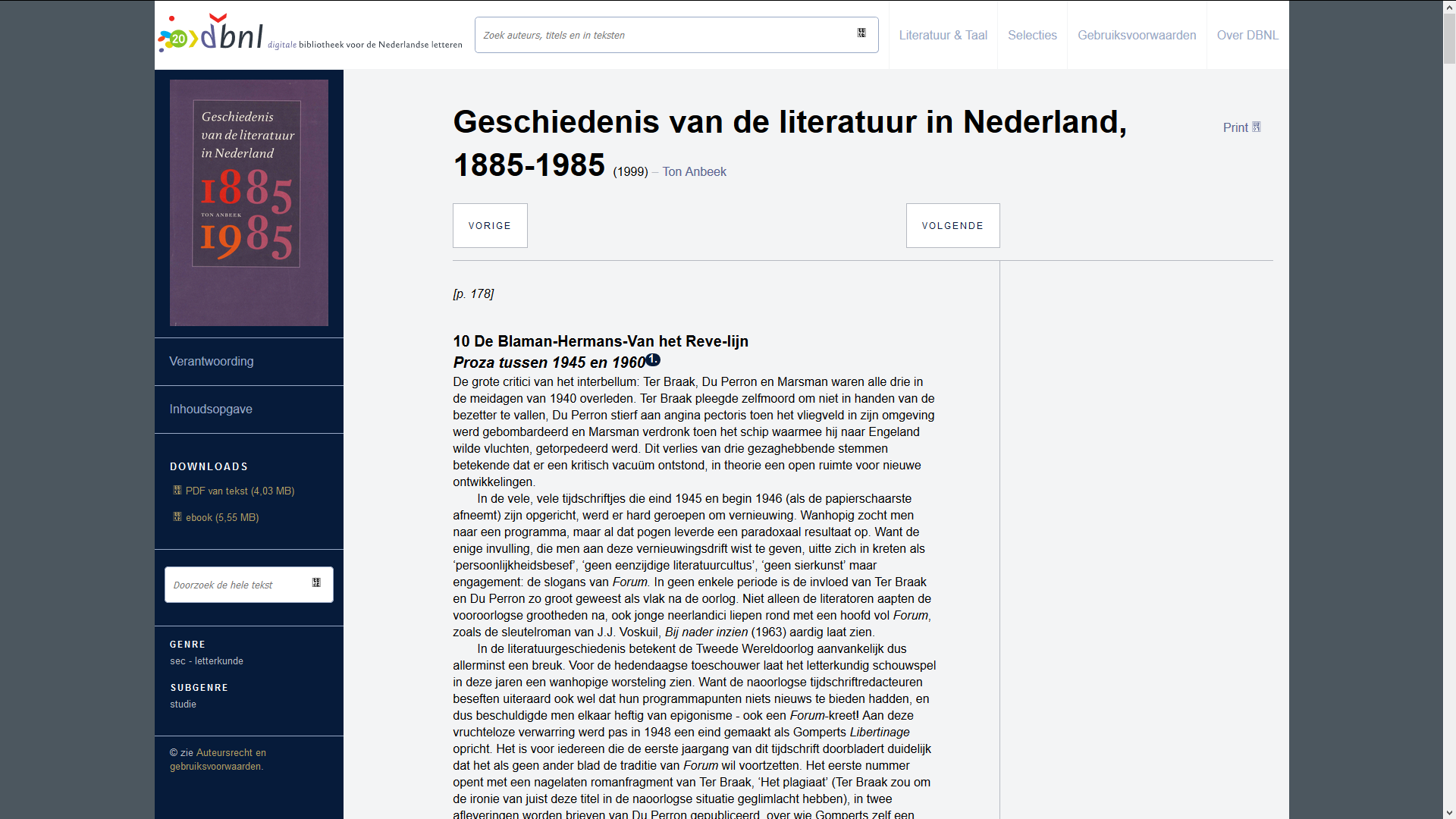 DBNL - Een grote collectie Nederlandstalige boeken en tijdschriften