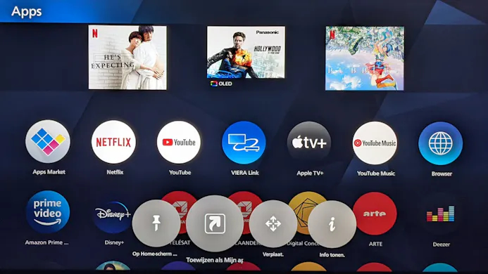 Update voor Panasonics tv-OS My Home Screen: wat is er nieuw?-22368092