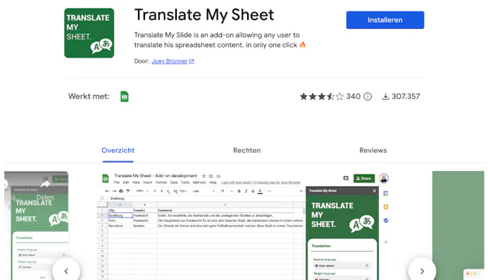 Automatisch vertalen in Google Spreadsheats-22436465