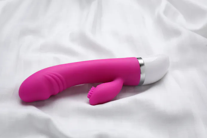 Een roze vibrator