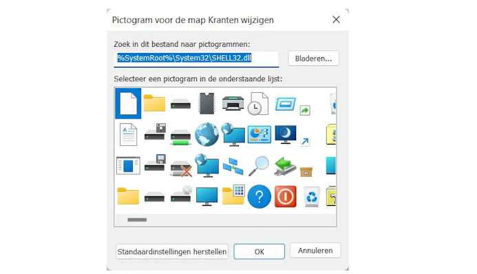 Pictogrammen van mappen aanpassen in Windows-22440346
