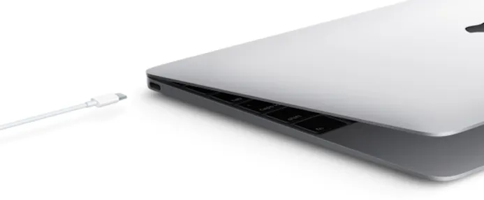 USB-C wordt ook gebruikt om MacBooks op te laden.