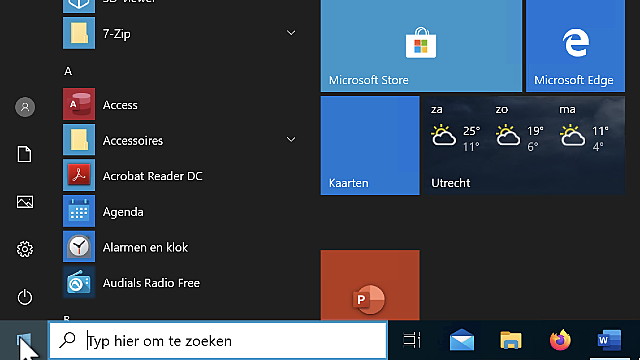 Zo kun je het startmenu in Windows 10 repareren