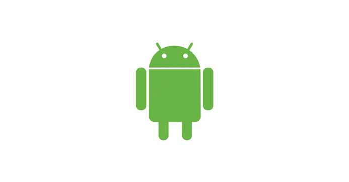 Android logo wit groen