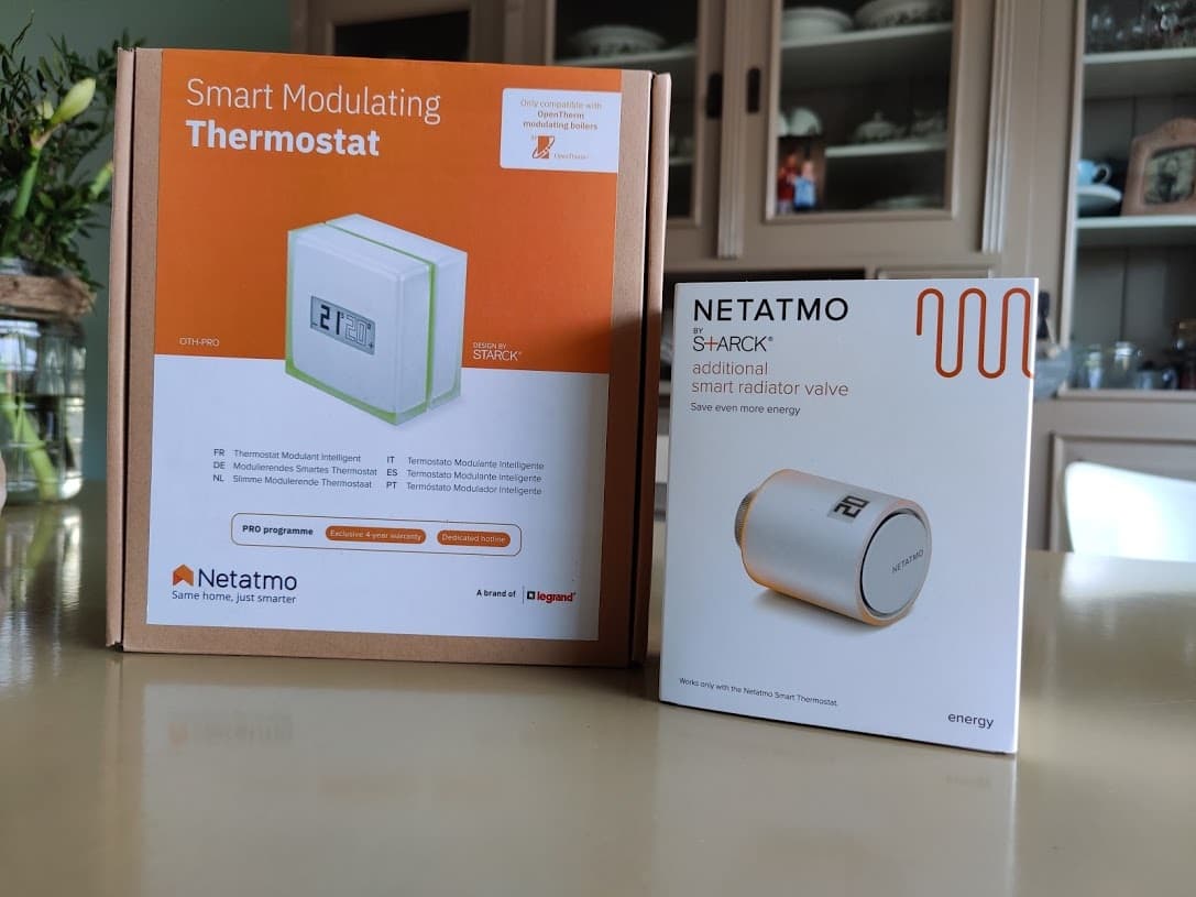 Netatmo modulerende thermostaat review - Opwarmertje