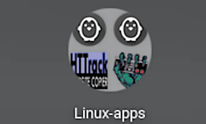 En daar is de app-groep met Linux programmatuur!