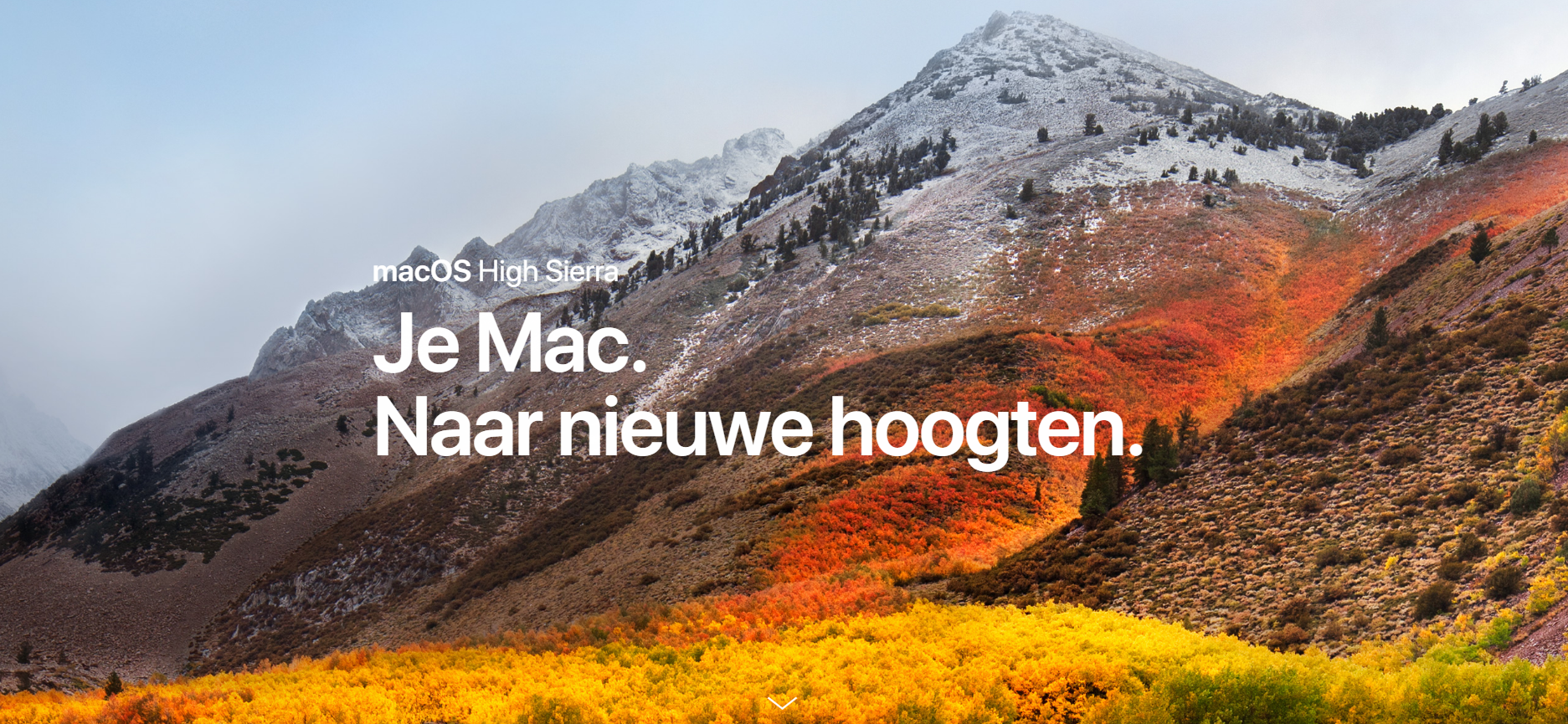 macOS High Sierra vandaag beschikbaar