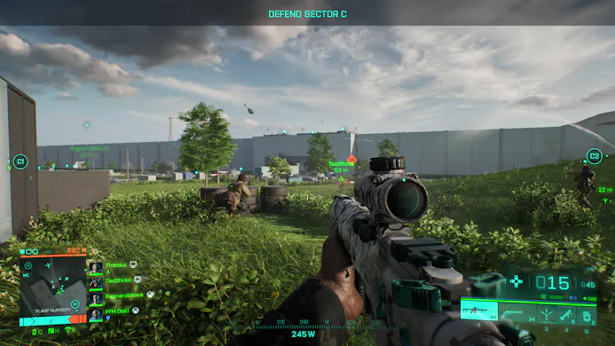 Screenshot van een potje Breakthrough op Renewal in Battlefield 2042.