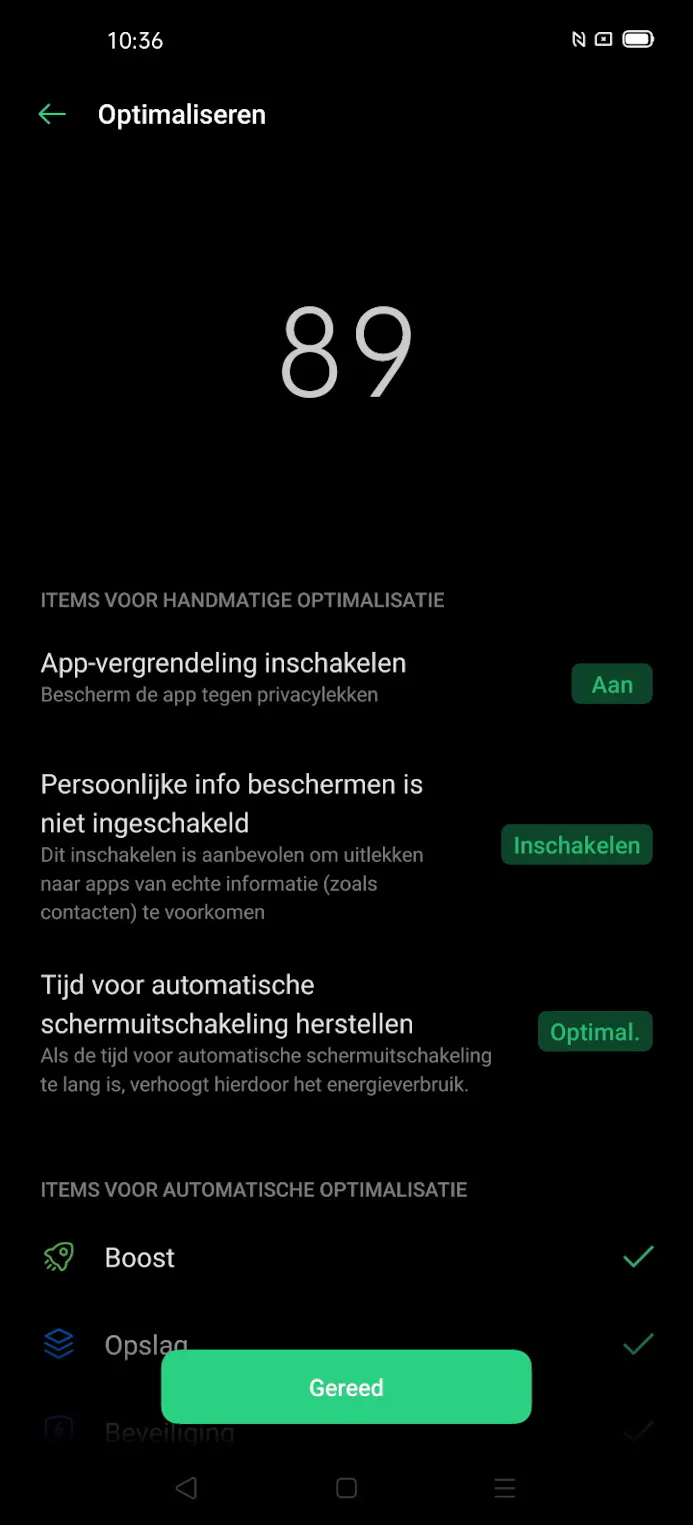 Oppo Find X2 screenshot