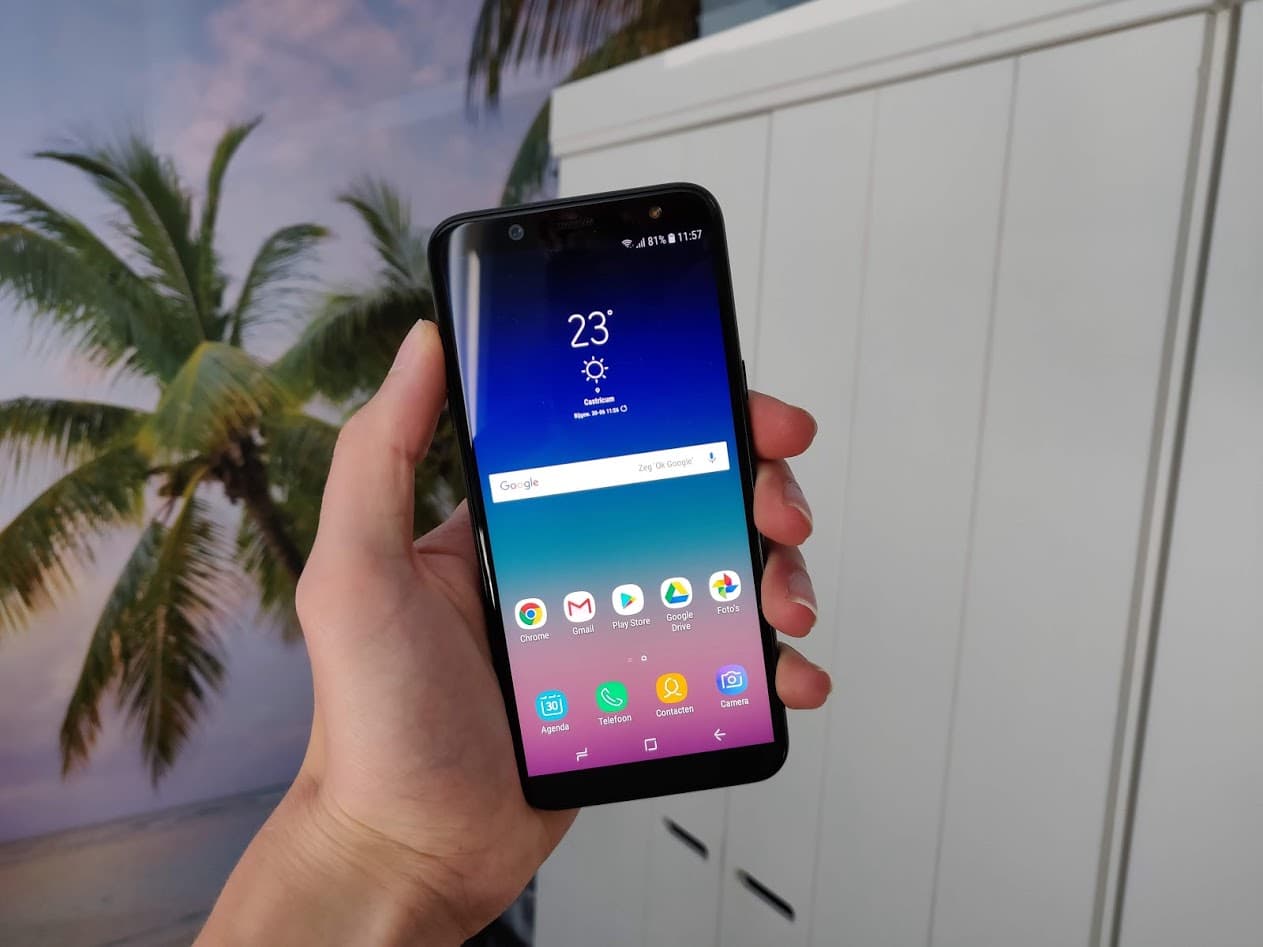 Samsung Galaxy A6 - Middenklasser gaat de mist in