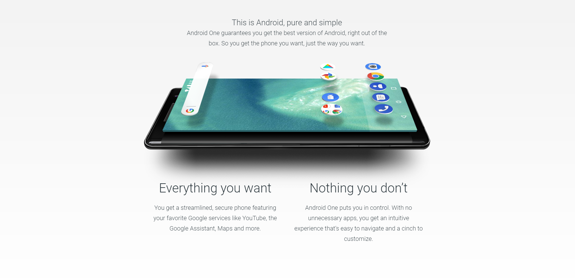 Geef je smartphone de Android One-look