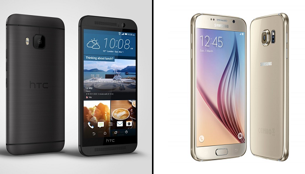 HTC One M9 versus Samsung Galaxy S6: wie wint de Android-oorlog?