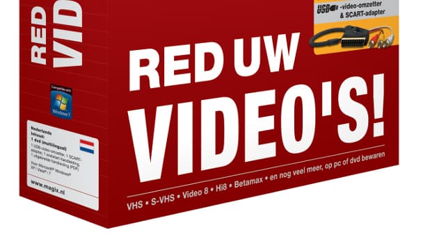 MAGIX Red Uw Video's 7 - Videotapes digitaliseren