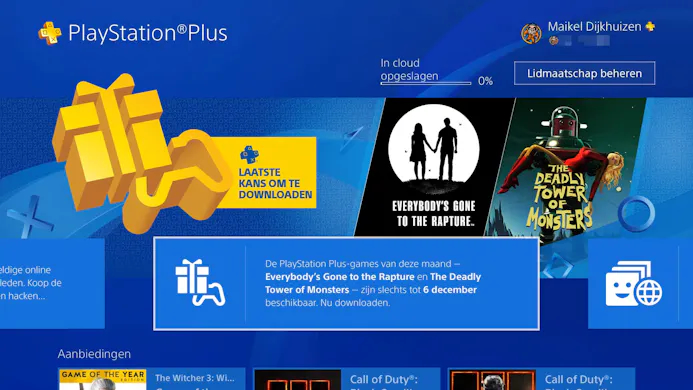 Voor bezitters van een PlayStation 4 biedt een Plus-abonnement allerlei leuke voordelen, zoals extra games.