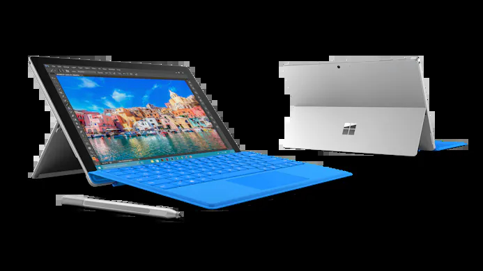 Tip 02 De Surface Pro 4 is een tablet waar je een toetsenbord op kunt aansluiten.