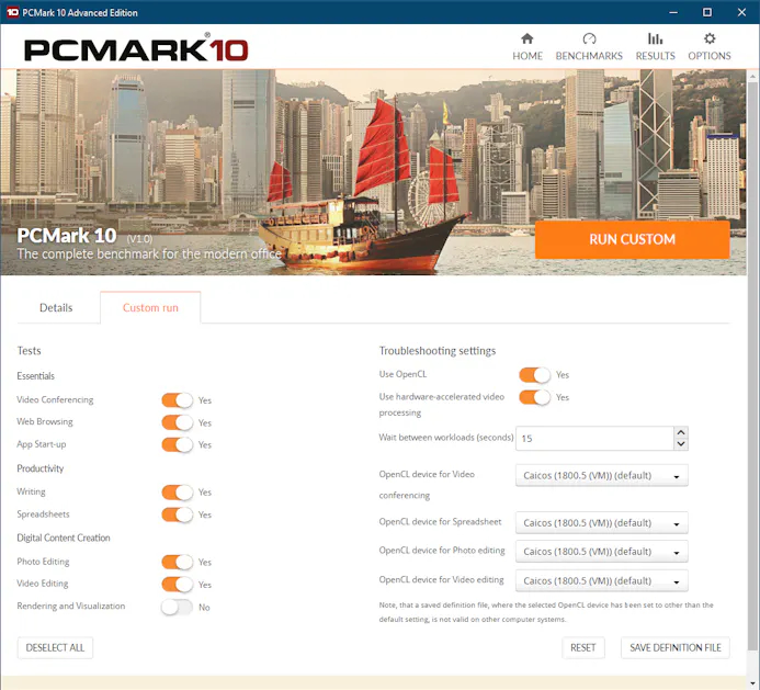 Tip 04 PCMark 10: realtime benchmarks van machines voor zakelijk gebruik.