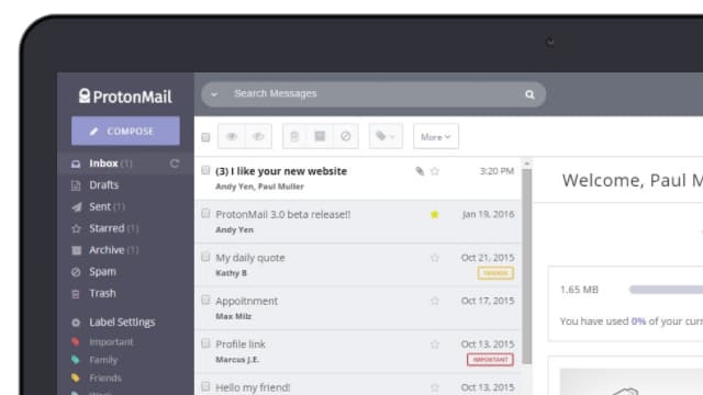 Veilig mailen met ProtonMail: Inbox op slot