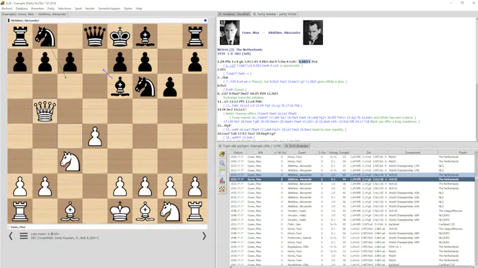 Tip 2 Een schaakdatabase van commercieel niveau.