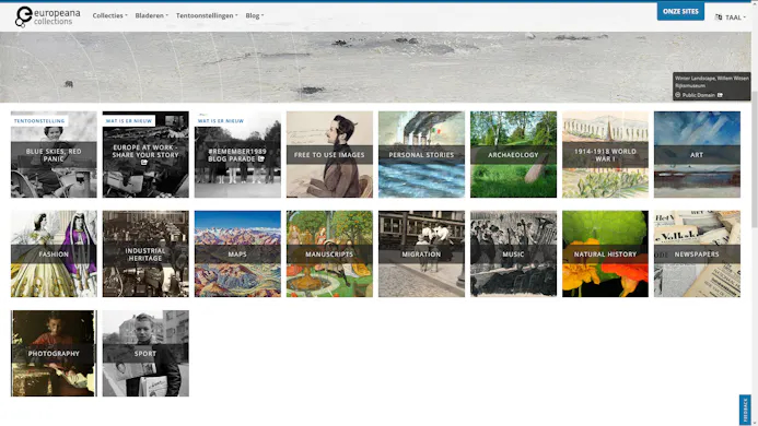 Tip 12 Virtueel dwalen door duizenden musea tegelijk kun je in het Europeana-project.