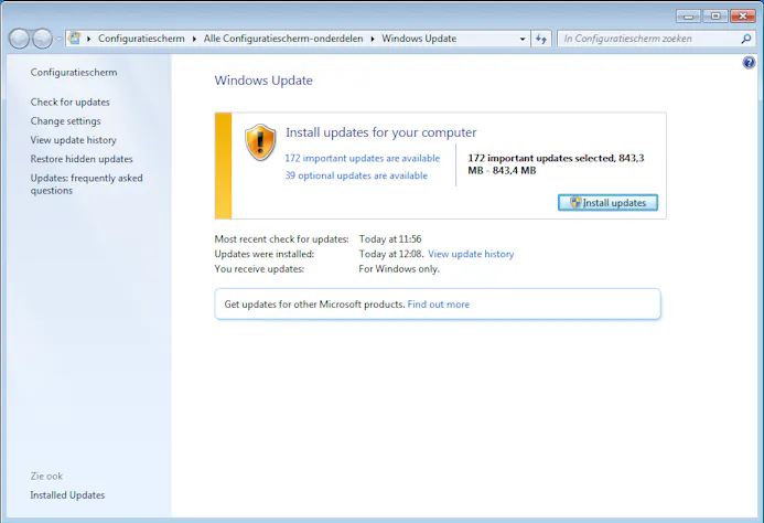 Beveiligingsupdates werden tot 14 januari nog beschikbaar gemaakt voor Windows 7, maar dat is nu definitief voorbij.