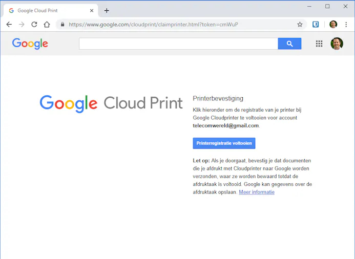 Tip 03 Een printer registreren voor Cloud Print gaat snel en eenvoudig.