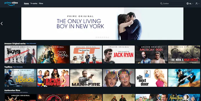 Amazon Prime Video is goedkoper dan Netflix maar heeft een minder goed aanbod.