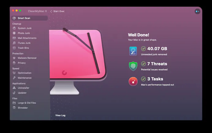 Met CleanMyMac kun je je Mac opruimen.