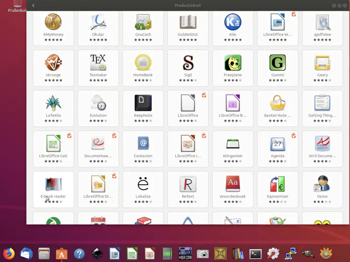 Tip 08 De Ubuntu Store bevat erg veel gratis programma’s.