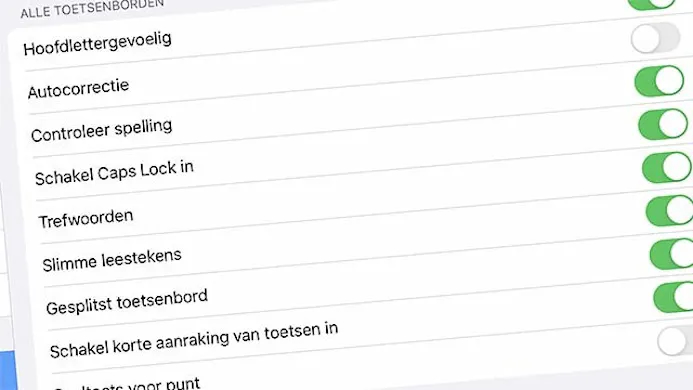 iOS 13 Toetsenbordinstellingen, daar zijn er genoeg van!