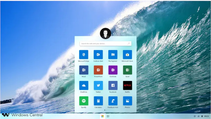 Tip 04 De Composable Shell in actie, zoals hier op een screenshot van Windows Central.