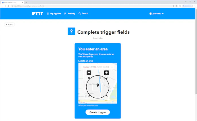 Met bijvoorbeeld automatiseringsdienst IFTTT kun je geofencing toevoegen aan producten die dit niet direct ondersteunen.